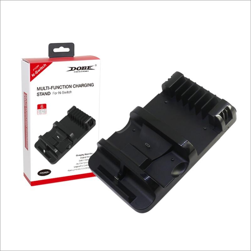 

TNS-871 Многофункциональная нескользящая зарядная док-станция для Nintendo Switch/Switch LITE/Switch OLED 12.8*4.9*21.8cm чёрный