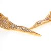 Live Retro Copper Alloy Diamond Stud Earrings Female Niche Fashion Internet Celebrity Versatile Design High-End Earrings