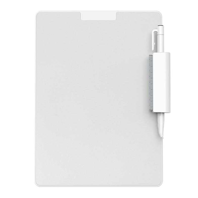 

10Inch Drawing Board Reusable Magnetic Writing Board Erasable Surfaces for Drawing and Sketching Multifunction Gift білий