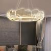 Wohnzimmer-Kronleuchter, moderne Acryl-Ginkgo-Pendelleuchte, LED-Kronleuchter für Esszimmer, Beleuchtungskörper