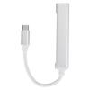 4Port USB 3.0 Hub MultiFunction Type C Splitter Extender Dock Adapter OTG PC(Silver )
