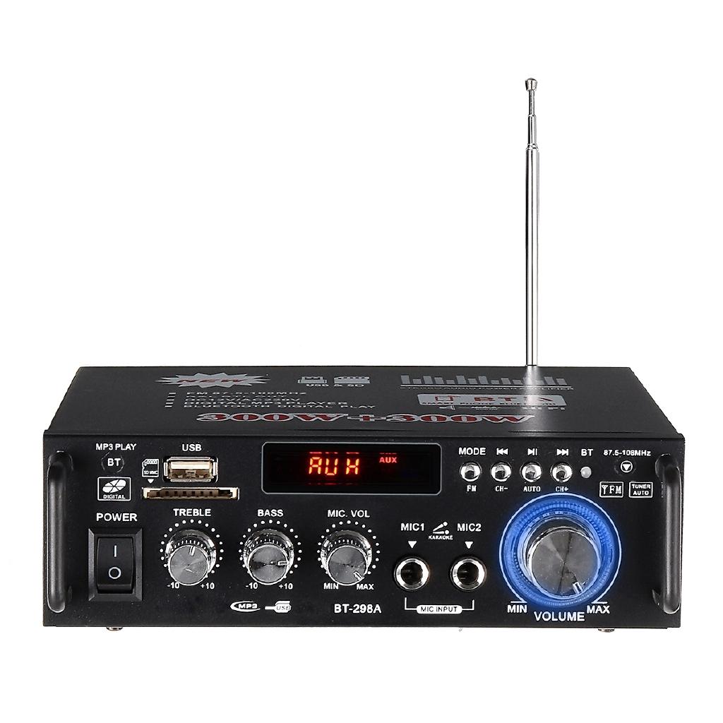 600W Audio bluetooth Home Amplifier Subwoofer Amplifier Home Theater Sound System Mini Amplifier Professional Amplifiers