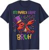 Its Mardi Gras Bruh Crayfish Dab Fat Tuesday Boys Girls Kids TShirt Unisex Fashionable SpringSummer 2026 New Arrival