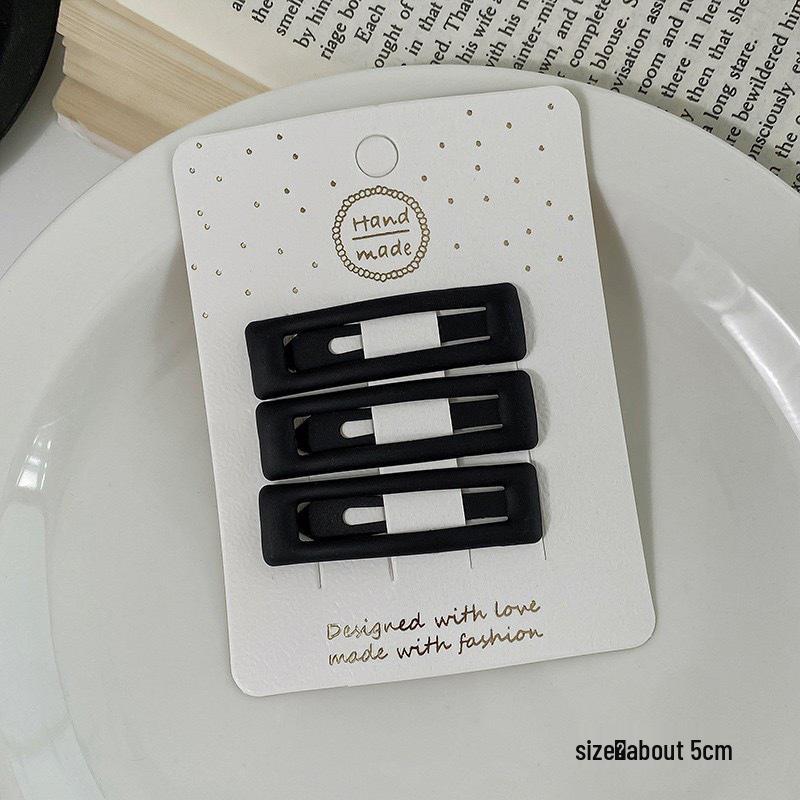 Simplistic Coffee Hair Clip for Women & Kids - No-Trace Side Bangs Organizer