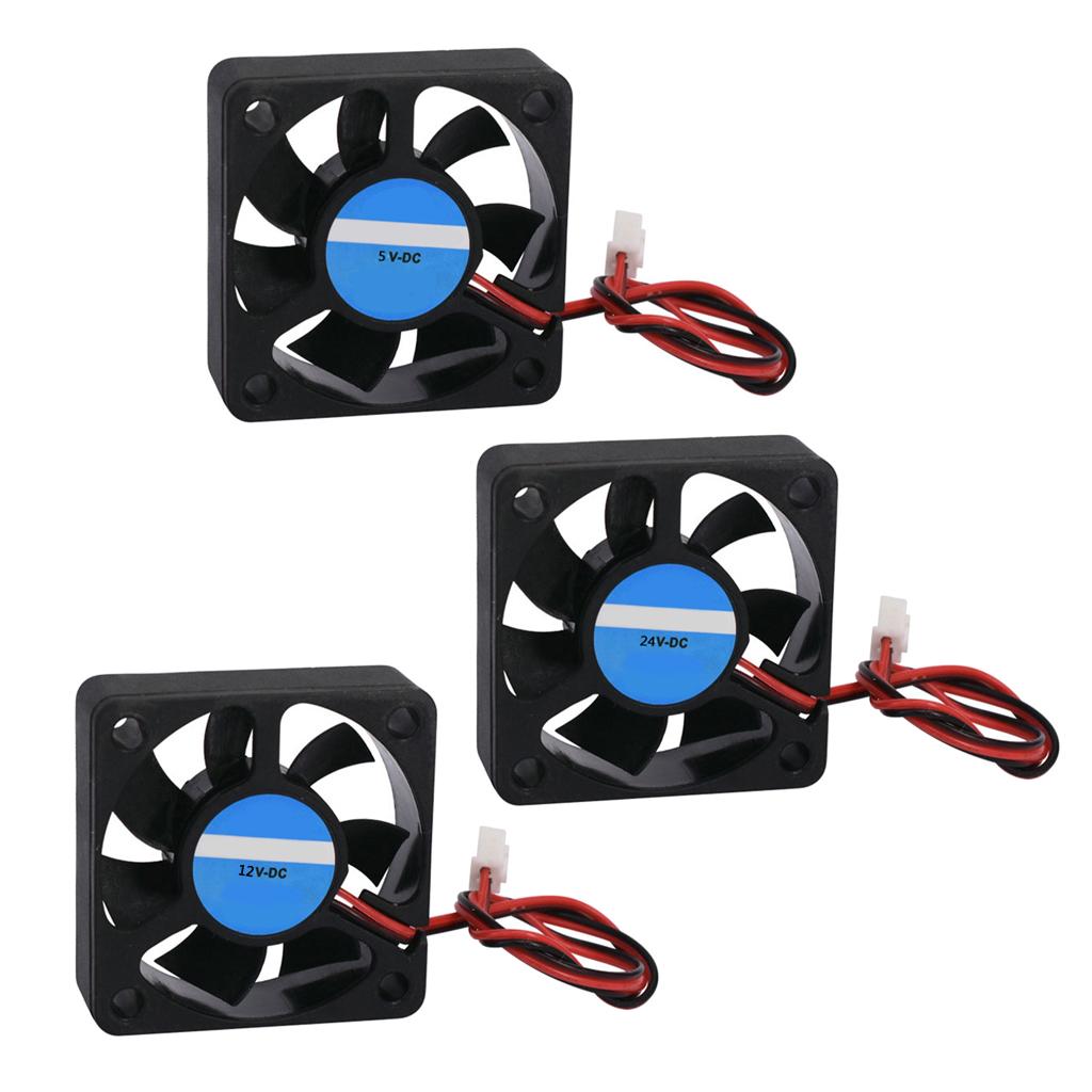 5015 5V 12V 24V Cooling Turbo Fan Brushless for DC Cooler Blower Black High Speed Fan For 3D Print Hotend Extruder