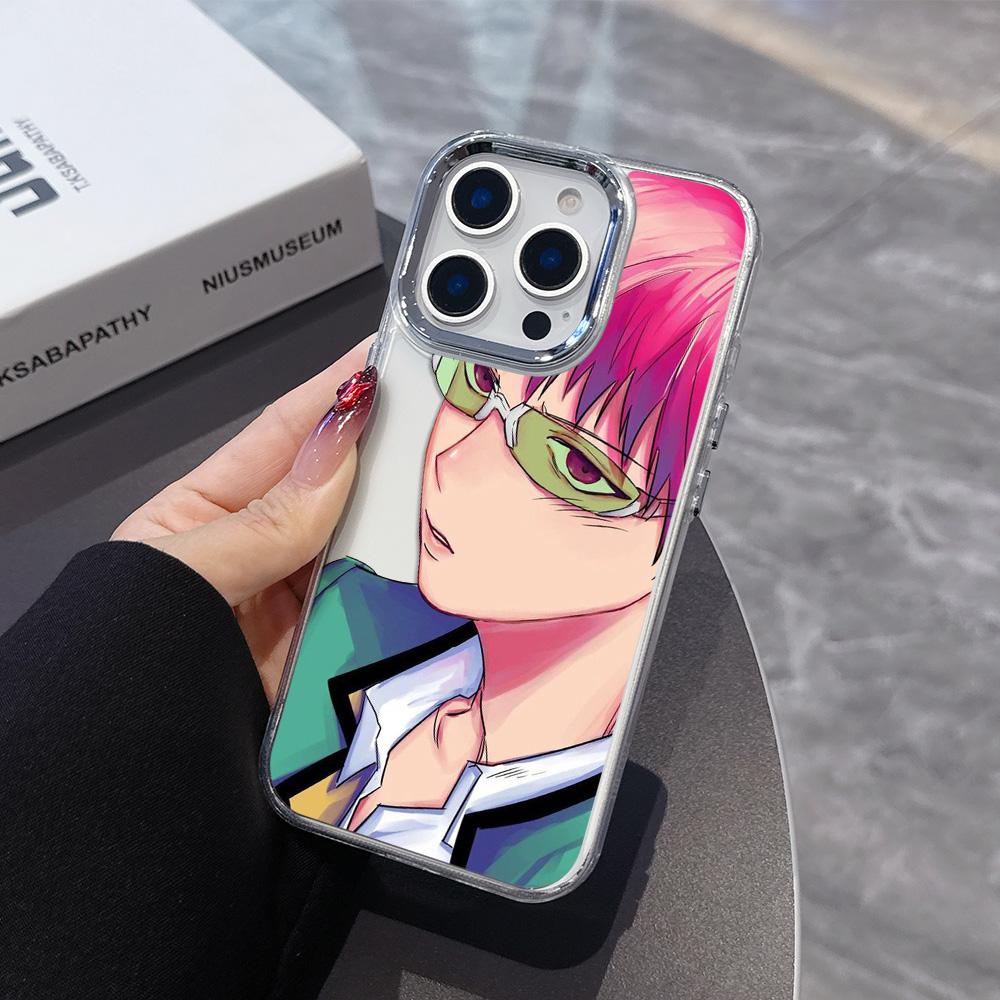 Anime Saiki Kusuo Phone Case for Samsung Galaxy S25 S24 S23 S22 S21 S20 Note20 FE Ultra Edge Plus 4G 5G Transparent Soft Cover