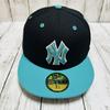 [USED] Goku NEWERA New York Yankees 59FIFTY Turquoise Blue