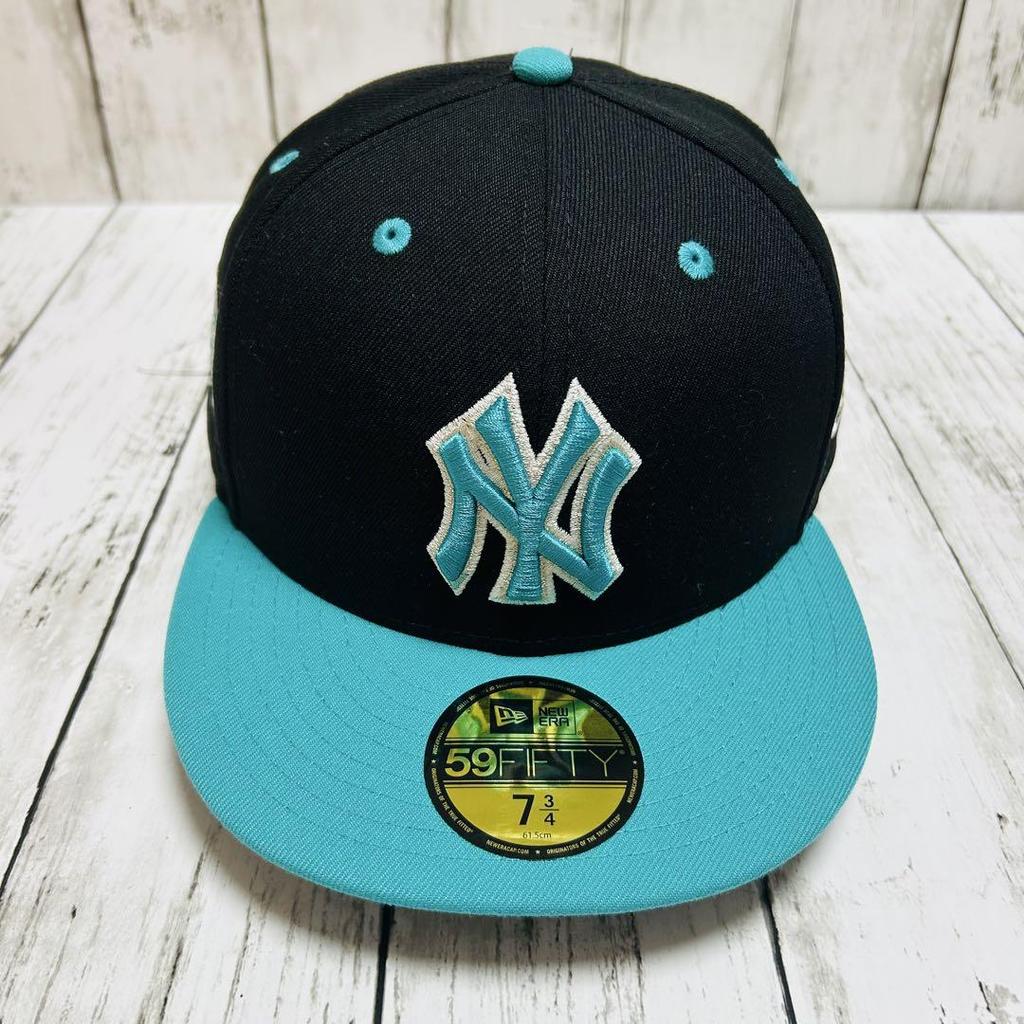 [USED] Goku NEWERA New York Yankees 59FIFTY Turquoise Blue