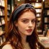 Women Headband Twist Knotted Design Anti-Slip Design Comfortable Fit Wide-Brimmed Hair Hoop Hair Accessory
