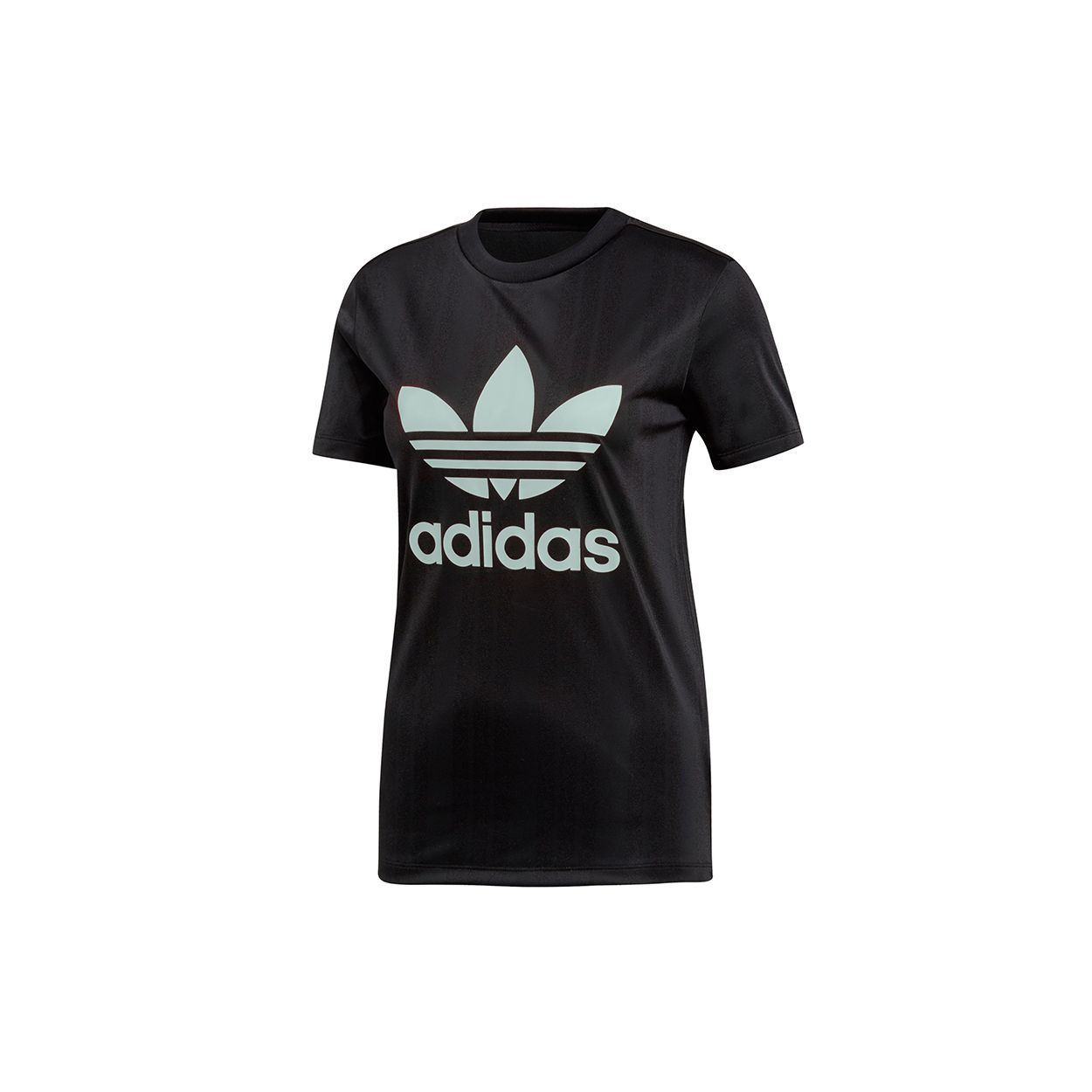 

Adidas Originals Trefoil Tee Casual Sports Round Neck Letter Print Short Sleeve T-Shirt Women Tops Black DV0116 34