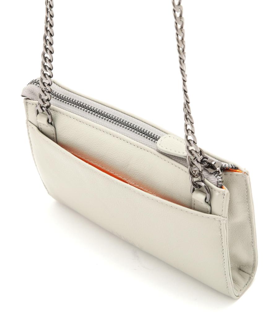 Avirex WEB&DEPOT Exclusive Leather Chain Shoulder Bag, Women's, F 020, Gray, 783-4976703