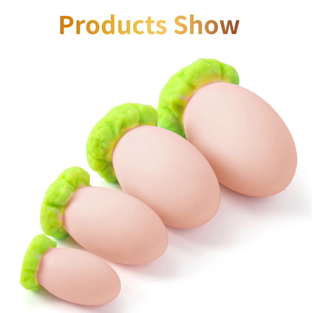 Colorful Silicone Dragon Egg Anal Plug & Vaginal Dilator