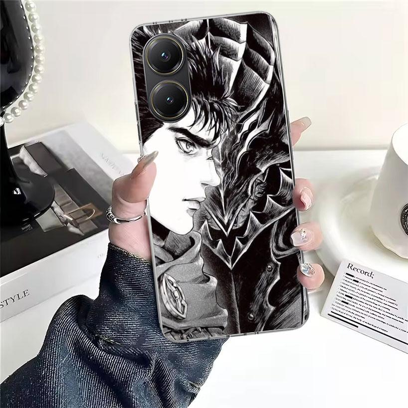 Black White G-Guts B-Berserks For Xiaomi Poco X7 X6 X5 F7 Ultra F6 F5 Pro Phone Case X4 Nfc F4 Gt F3 M6 M5S M5 M4 M3 Fundas Cove