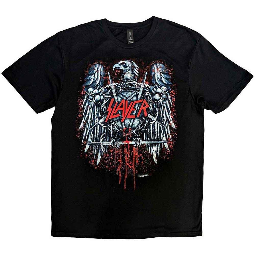 Slayer Unisexs Ammunition Eagle TShirt Black Small S