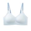 Soft Support Underwear Women Gather To Show Big and Seamless Summer Thin Breathable Collection Sub-breast Breathable Fixed Cup Bra