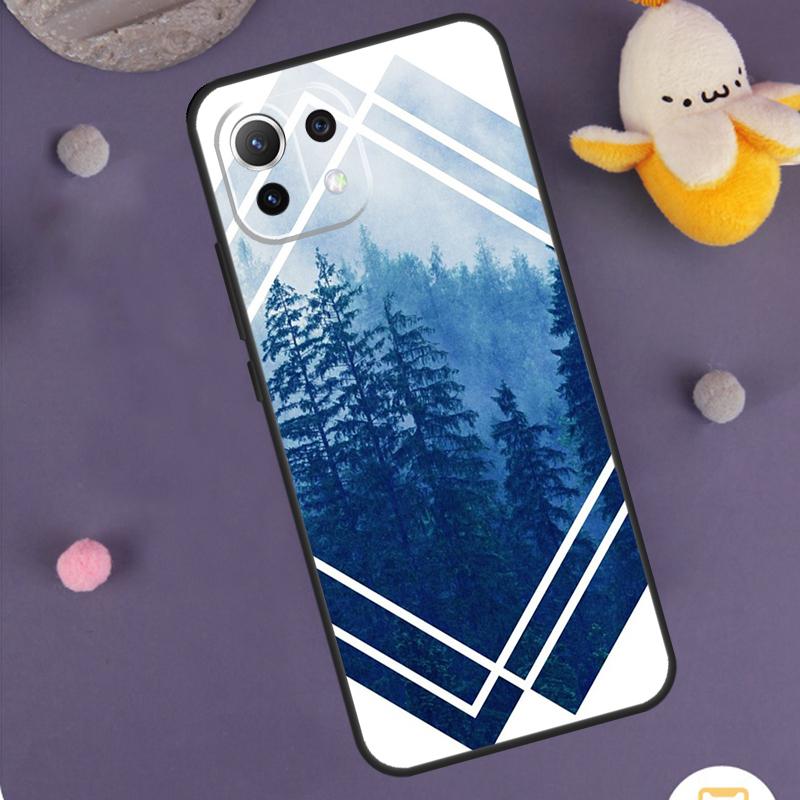 Forest Geometry Wood Nature Case For Xiaomi 15 Ultra 14 13T 14T 15T 17 Pro Max POCO F8 Ultra F5 F6 F7 X5 X6 X7 Pro Cover