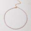 2025 Fashion Korean Temperament Versatile Pearl Necklace Women's Single Layer Simple Wind Neck Chain Collarbone Chain