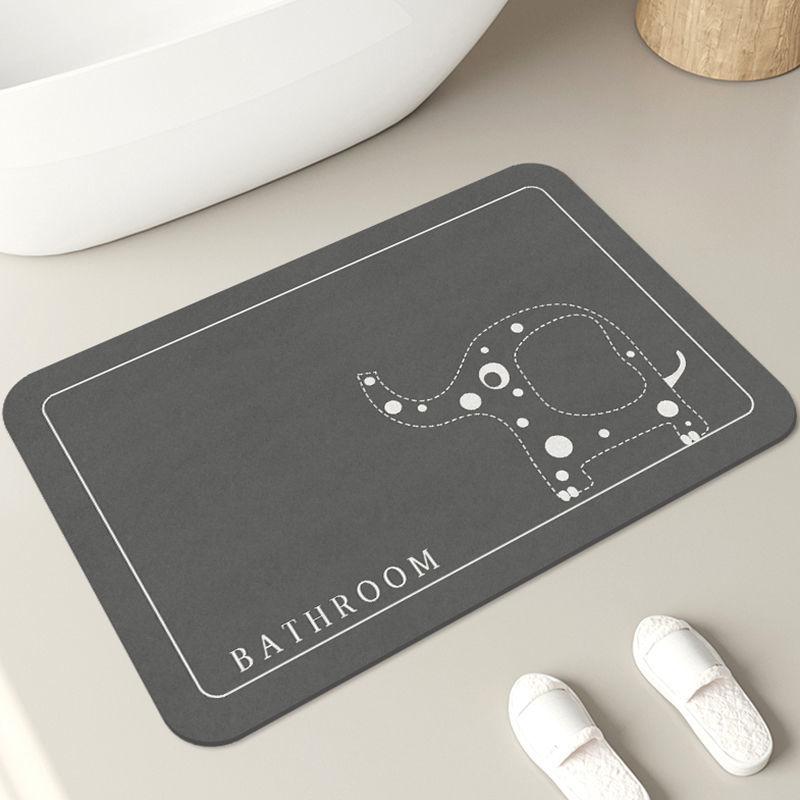 New bathroom absorbent mat bathroom quick-drying soft mat bathroom door carpet household soft mat bathroom mat