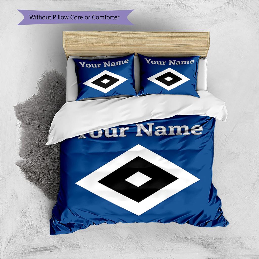 Custom Name HSV Bedding,Quilt Set Quilt Cover Pillowcase Home Birthday Gift(1 * Duvet Cover + 2 * Pillowcase, Without Core) -HE69