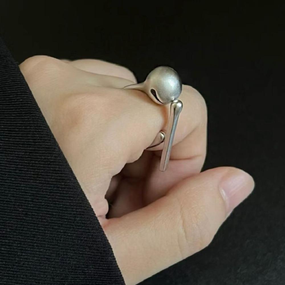 Alloy Open Ring Wooden Fish Shaped Design Stress Relieving Toys High Quality Weird Toys