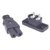 1buc C8 priză tată priză mamă priză de alimentare conector electric încorporat