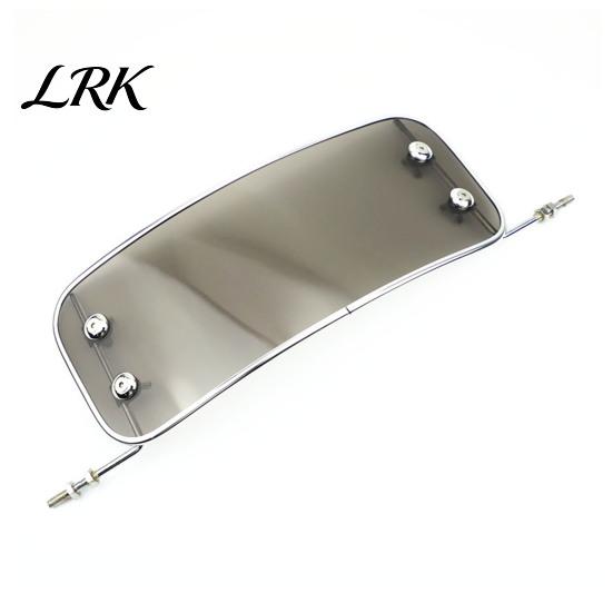 Motorcycle Deflector Deflector, Adjustable Bracket High-Definition Windshield, Transparent Wind Thickened Shield Protection Board Universal