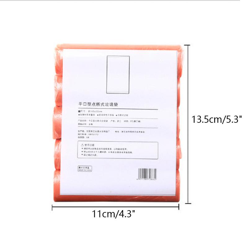 5 rotoli 1 confezione da 100 pezzi sacchetto della spazzatura usa e getta per uso domestico sacchetti di immondizia per la conservazione della cucina sacchetto di plastica per la pulizia dei rifiuti