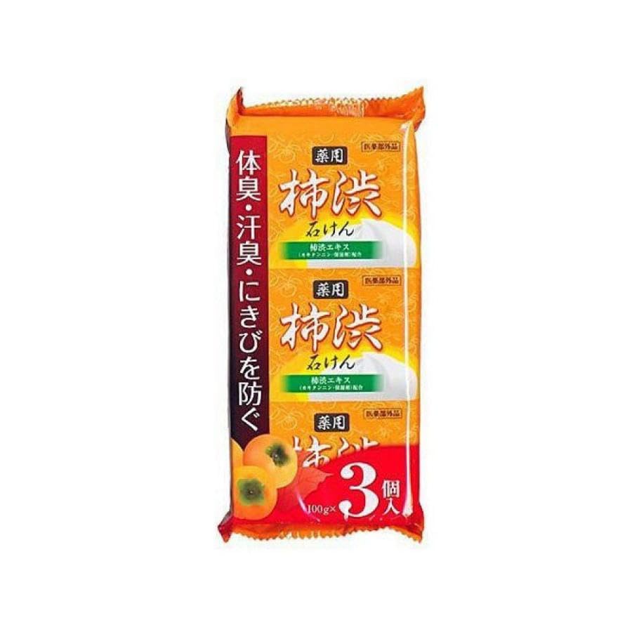 Persimmon Tannin Soap 100g X 9 Packs Bags X 3 Contains Persimmon Persimmon and Moisturizers (3 Soaps) Extract, Tannins,