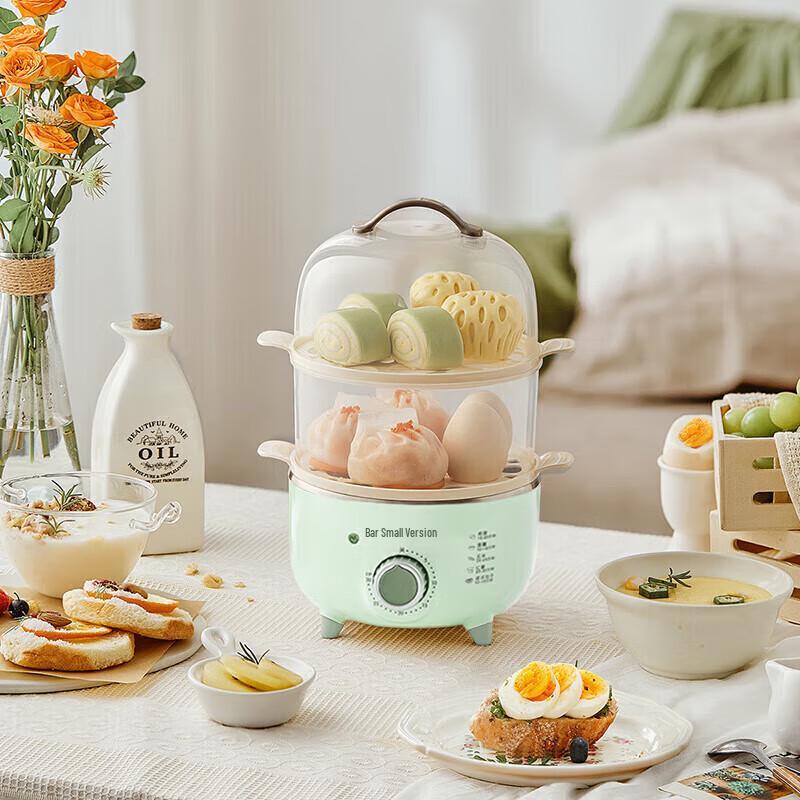 Bear Multi-Function Double-Layer Egg Cooker and Steamer CN plug (adapter included)