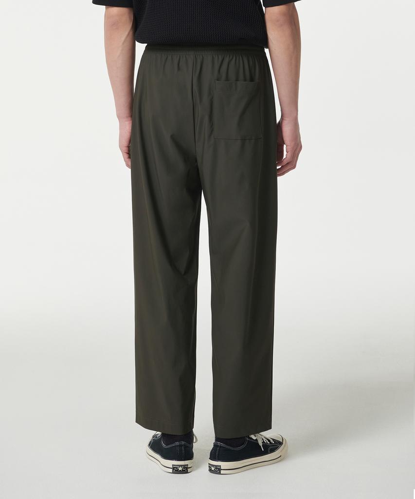 Musinsa Standard Cooling Loose Tapered Elastic Waist Pants [Khaki]