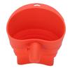 Flour Funnel for Stand Mixer Foldable Wide Opening Mixer Flour Funnel Attachment Silicone Red