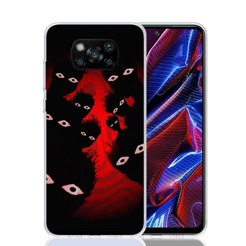 Scary Face Eyes Phone Case For Xiaomi Poco X7 X6 X5 Pro F7 Ultra Redmi 15C 15 13 13C 12 12C 10 10A 10C 9 9A 9C 9T Cover Poco X7