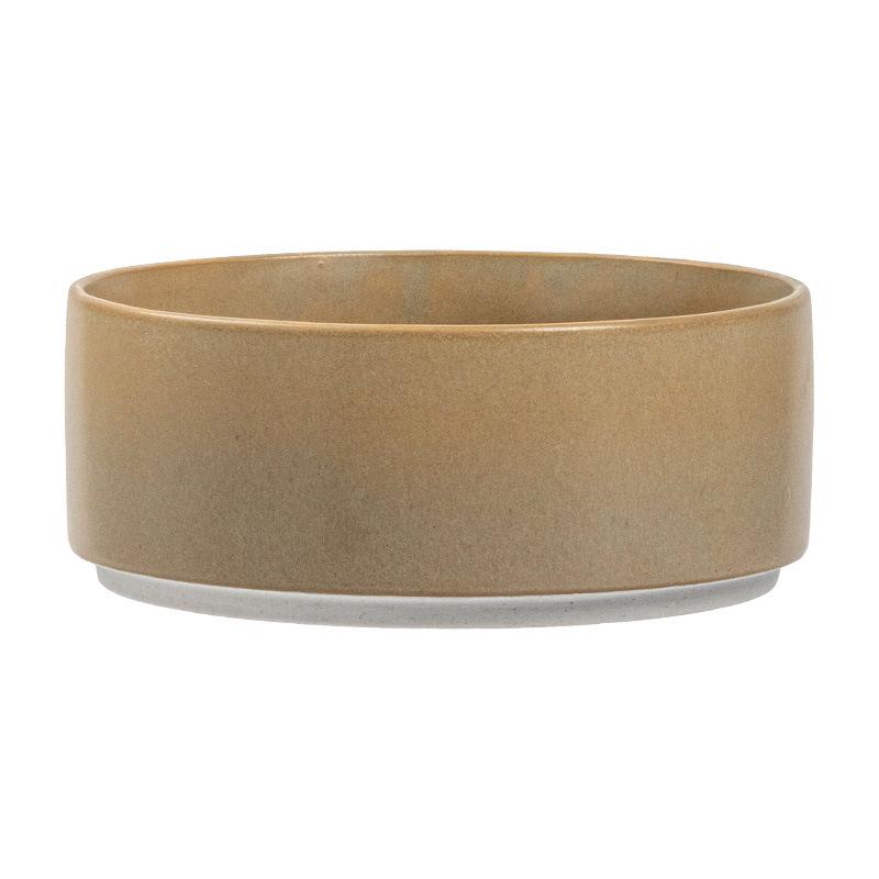 Straight Bowl Ceramic Salad Bowl Household Dish Bowl Instant Noodle Bowl Minimalist Style Round Bowl Big Rice Bowl Japanese Threaded Small Bowl