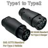 32A EV Charger Converter Charging Station IEC 62196 Type2 To J1772 Type1 and Type1 To GBT Electric Car Charging Adapter Barrel
