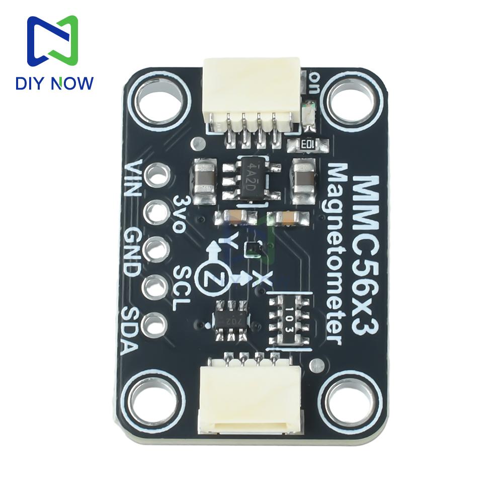 MMC5603 Module High-precision Three-Axis Magnetometer Module Compatible STEMMA QT/Qwiic Interface Automatic Demagnetizatio