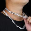 Zircon Cuban Chain: Versatile Cross-Border Hip-Hop Jewelry, European & American Fashion for Couples