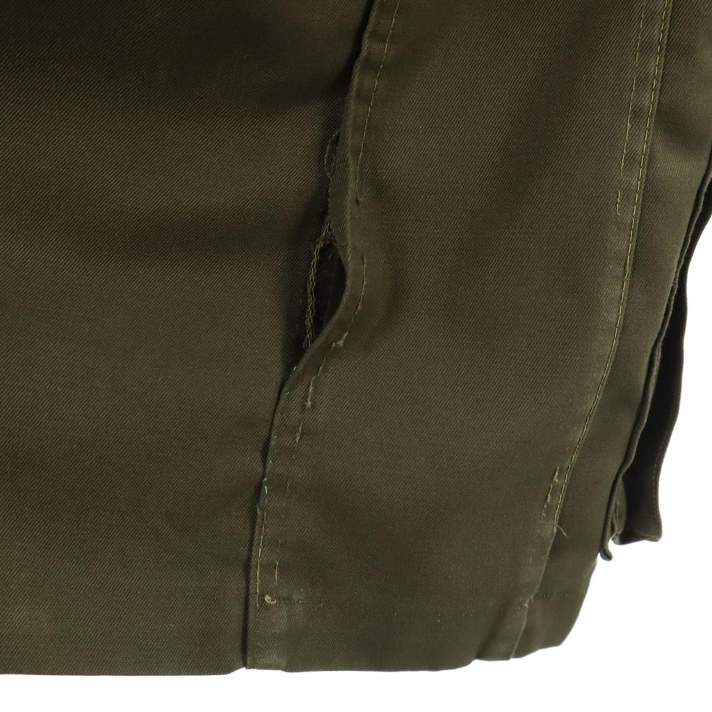 ITALIAN ARMY 70s vintage Combat Jacket khaki Military Euro Men's Used