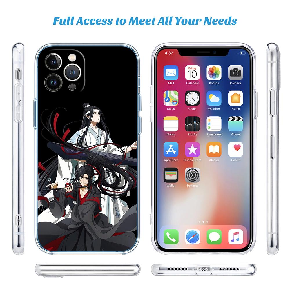 LO64 Mo Dao Zu Shi Transparent Phone Case for Motorola Moto G40 G04 G05 One Ace Action  Fusion + Plus Hyper Macro Vision Zoom