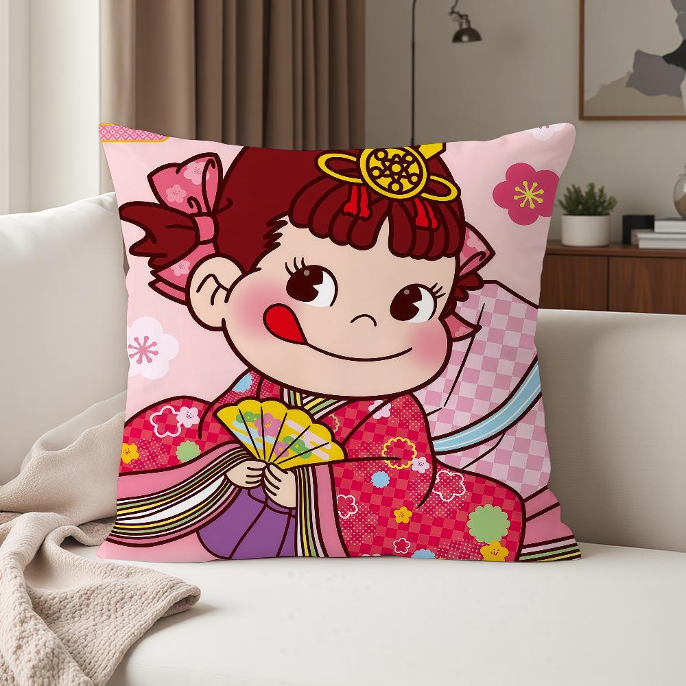 

Cute Cartoon FFujiya Pillow Case Suitable For Bedrooms Living Rooms Cars Home Decoration 30cmx30cm