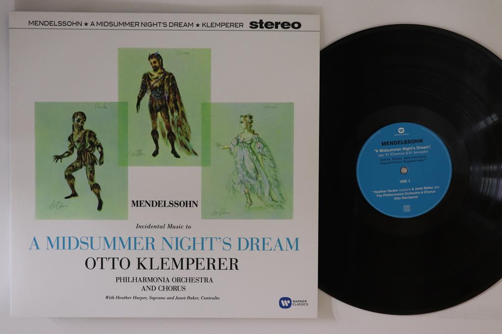 LP Record OTTO KLEMPERER PHILHARMONIA CHORUS  Mendelssohn A Midsummer Nights Dre 0190295801762 WARNER CLASSIC 2017 Europe Classical Used