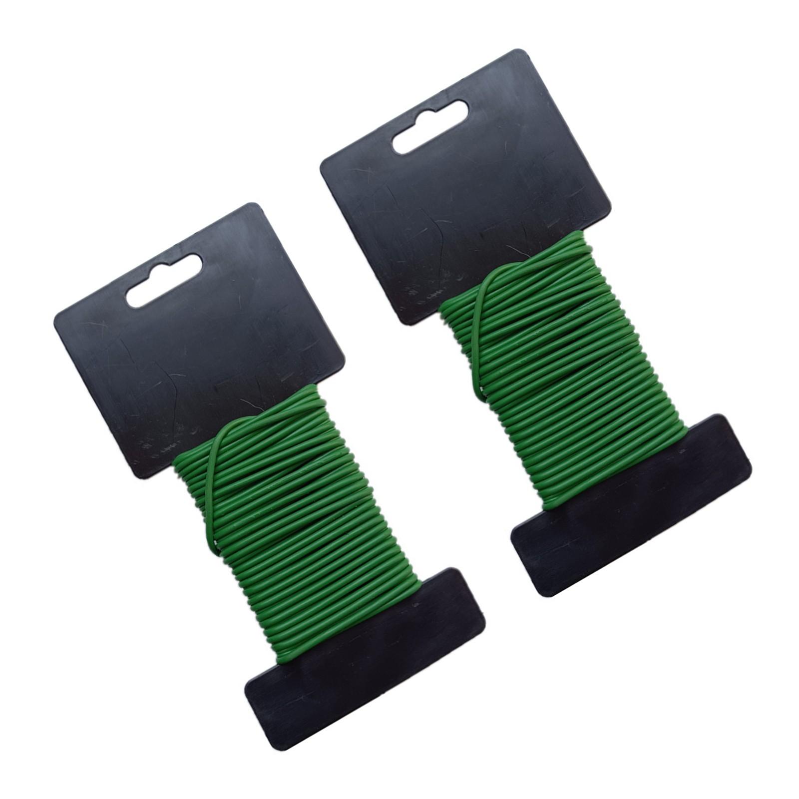 

2 Set Garden Tying Training Wire Cable 2.8mm Thickness High Tensile Strength Flexible Plant Support Cord For Outdoor Use 1
