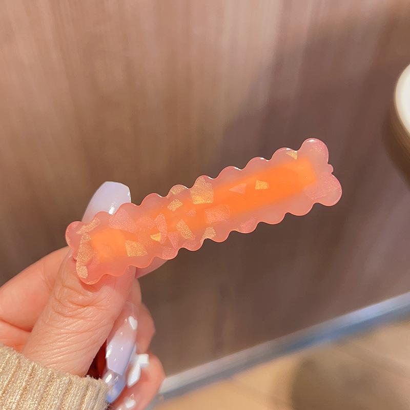 Korean Sweet Texture Wavy Duckbill Hairpin Clip