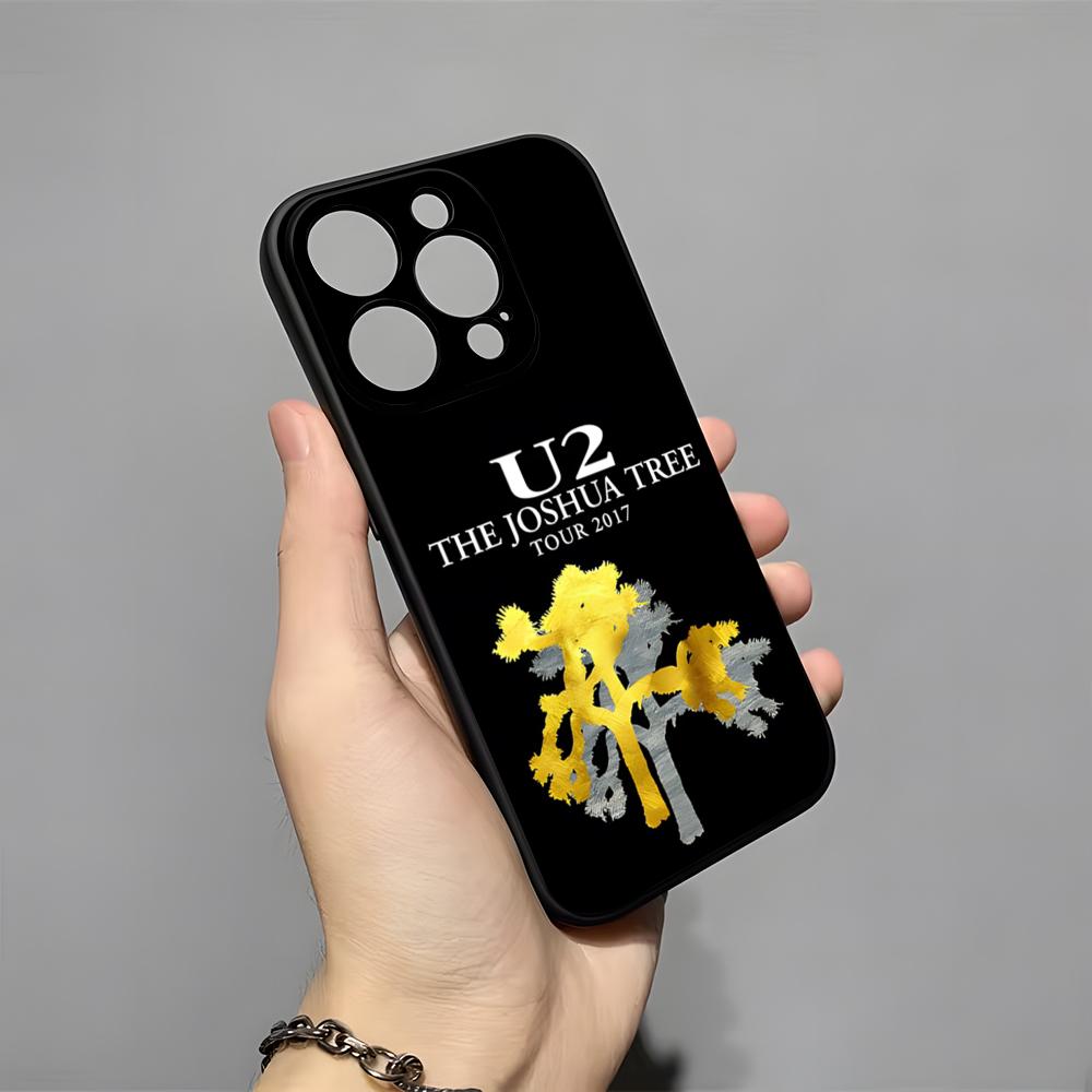 U2 Band Phone Case For IPhone 17 Pro Max 16 15 14 Pro Max 13 11 X Xs Xr 8 7Plus Silicone Cover