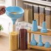 5Pcs/Set Plastic Filter Funnels Filling Funnels  for Oil Beverage Jam and Liquid Transfer
