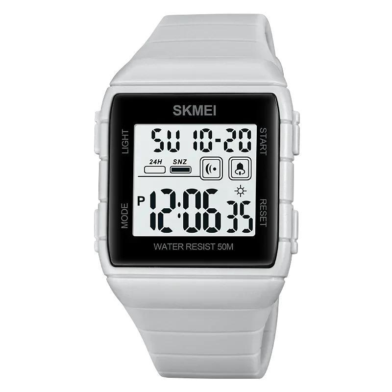 SKMEI 1960 LED Light Wristwatch reloj hombre Digital movement Mens Sport Watch Military Countdown Alarm Clock 5Bar Waterproof