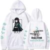 Anime Demon Killer Men Women Fashion Comfort Muichiro Tokito Printed Hooded Couple Harajuku Pullover Anime