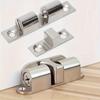 10Pcs Zinc Alloy Door Bead Locks Furniture Door Ball Latch Heavy-Duty Adjustable Positioning Buckles Spring Ball Catch Latches