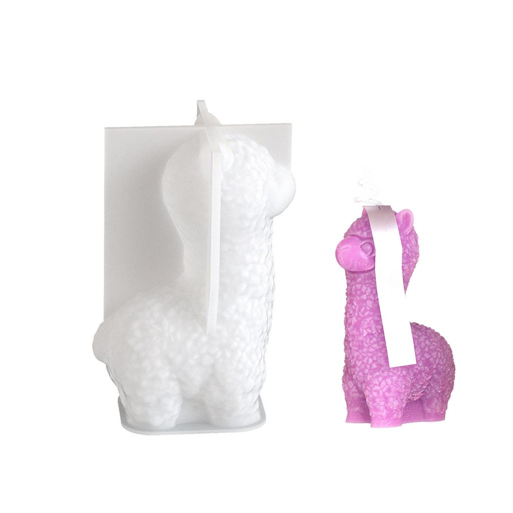 Practical Sturdy Silicone Mould Accessory for Alpacas Candle Holders Portable for Handmade Gifts and Home Accent