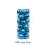 Elegant Pack of 24 Plastic Christmas Ornament Balls Shiny Matte Glitter