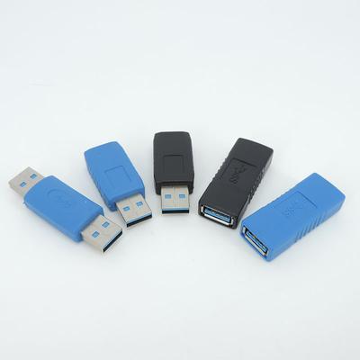 Adaptor USB 3.0 tip A Mascul Femeie La Mascul Femeie Adaptor Convertor Conector USB3.0 AM la AF Cuplaj pentru Laptop PC Extender albastru